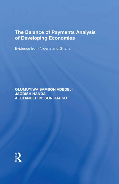 Cover image for book The Balance of Payments Analysis of Developing Economies