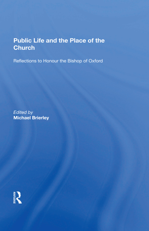 Cover image for book Public Life and the Place of the Church