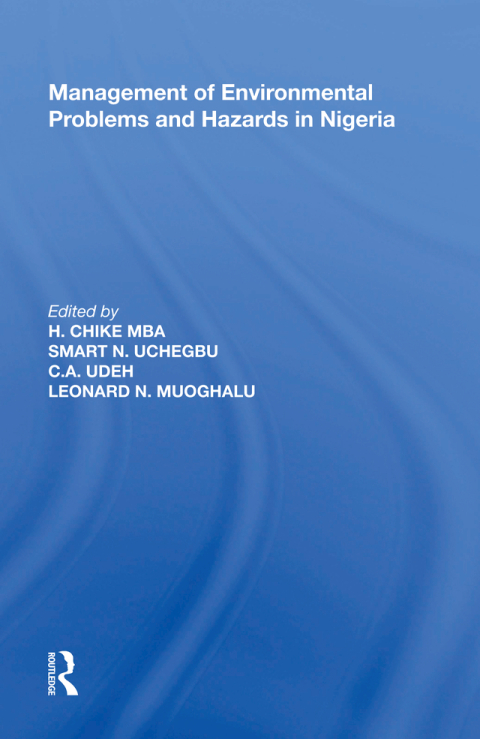 Cover image for book Management of Environmental Problems and Hazards in Nigeria