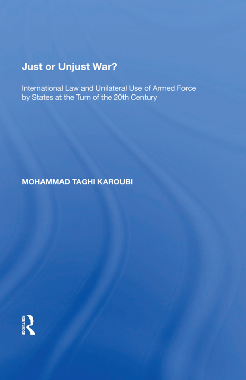 Cover image for book Just or Unjust War?