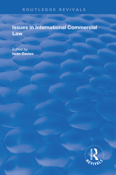 Cover image for book Issues in International Commercial Law