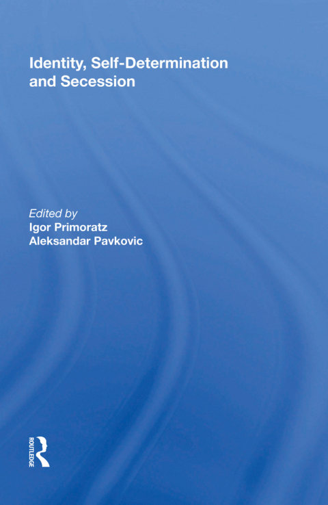 Cover image for book Identity, Self-Determination and Secession