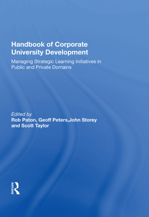 Cover image for book Handbook of Corporate University Development