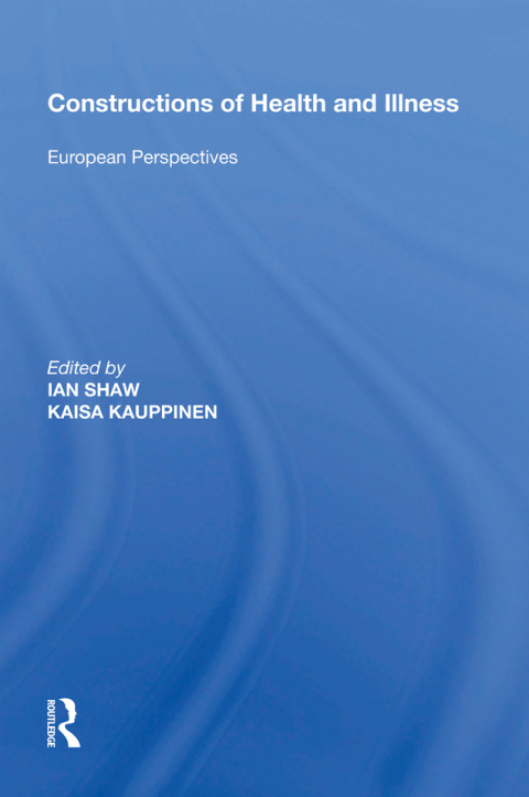 Cover image for book Constructions of Health and Illness