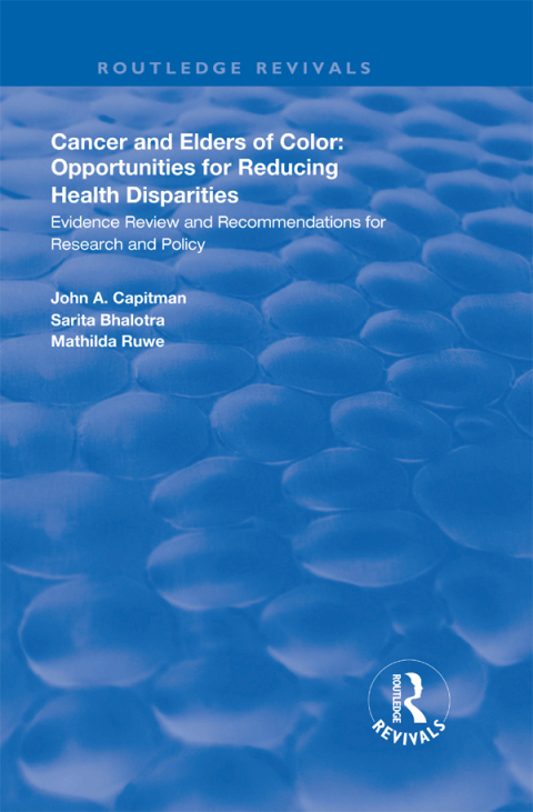 Cover image for book Cancer and Elders of Color: Opportunities for Reducing Health Disparities