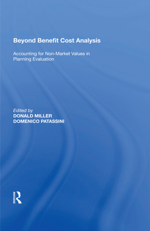 Cover image for book Beyond Benefit Cost Analysis