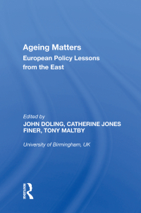 Cover image: Ageing Matters 1st edition 9781138618794