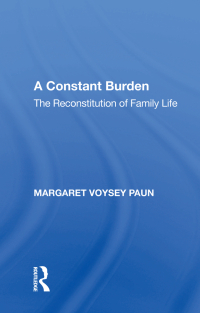 Cover image: A Constant Burden 2nd edition 9781138618695