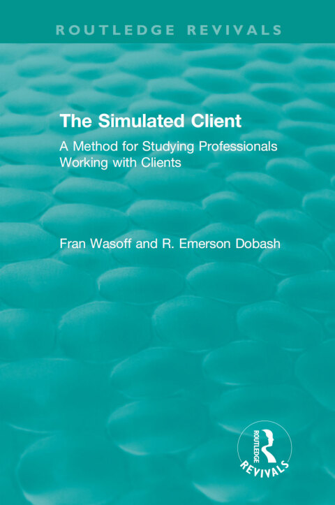 Cover image for book The Simulated Client (1996)