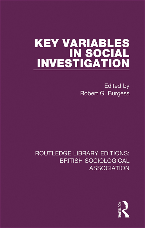 Cover image for book Key Variables in Social Investigation