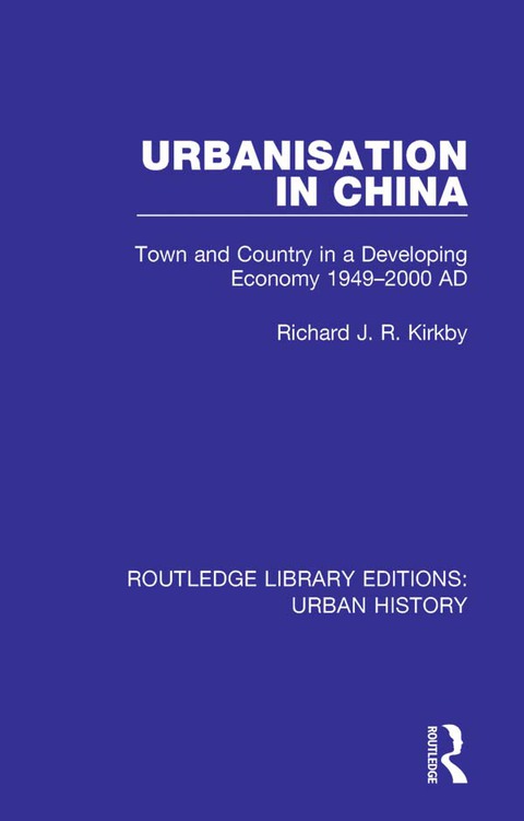 Cover image for book Urbanization in China