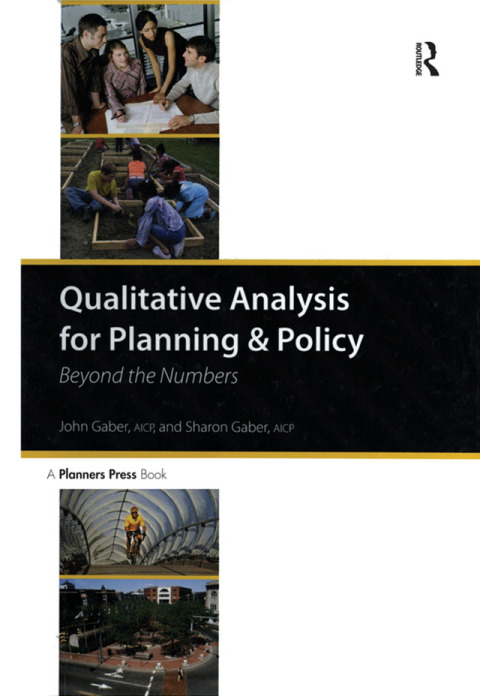 Cover image for book Qualitative Analysis for Planning & Policy