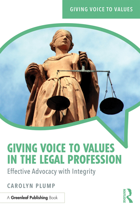 Cover image for book Giving Voice to Values in the Legal Profession