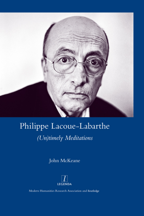 Cover image for book Philippe Lacoue-Labarthe