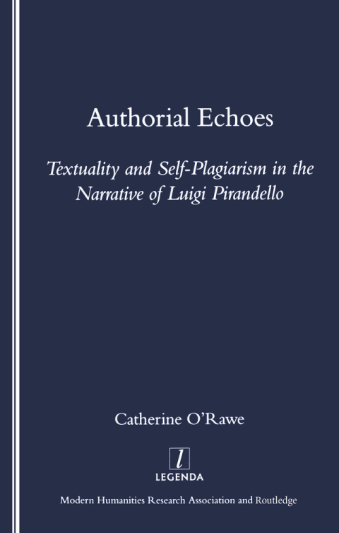 Cover image for book Authorial Echoes