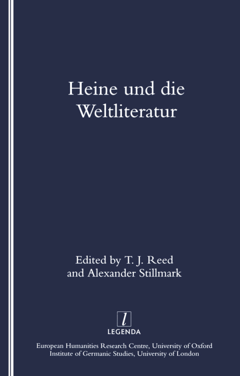 Cover image for book Heine Und Die Weltliteratur