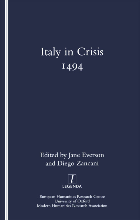 Cover image for book Italy in Crisis