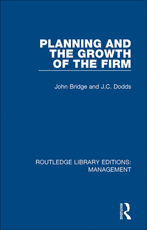 Cover image for book Planning and the Growth of the Firm