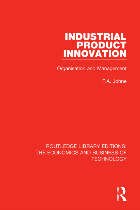 Cover image for book Industrial Product Innovation