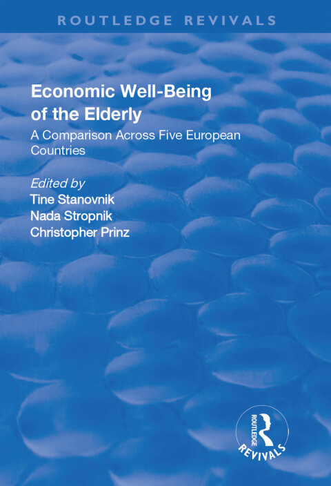 Cover image for book Economic Well-Being of the Elderly