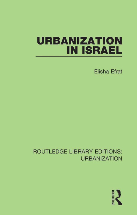 Cover image for book Urbanization in Israel