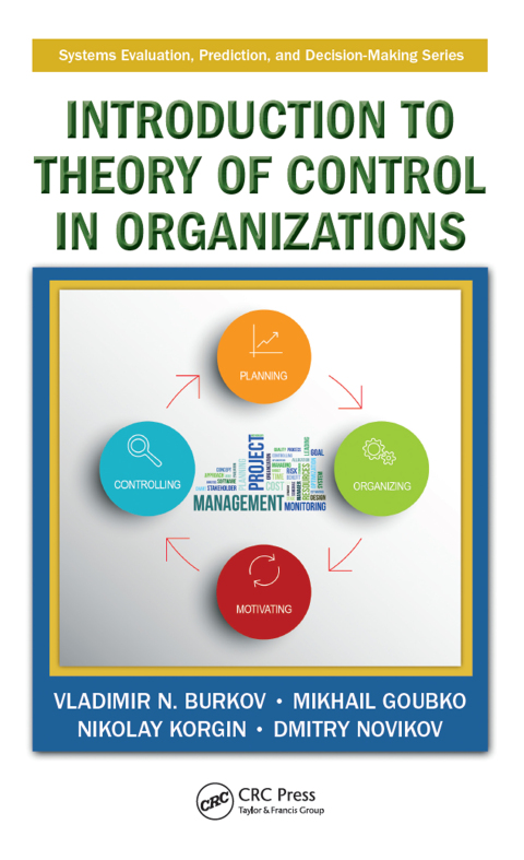 Cover image for book Introduction to Theory of Control in Organizations