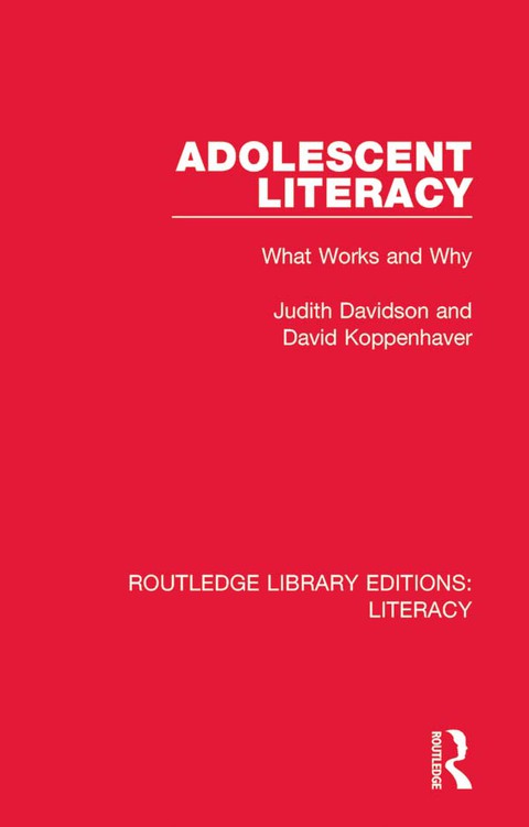 Cover image for book Adolescent Literacy
