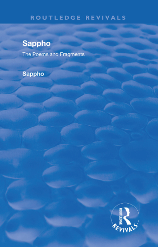 Revival: Sappho - Poems and Fragments (1926)