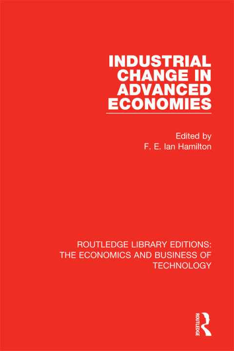 Cover image for book Industrial Change in Advanced Economies
