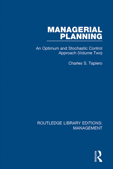 Cover image for book Managerial Planning
