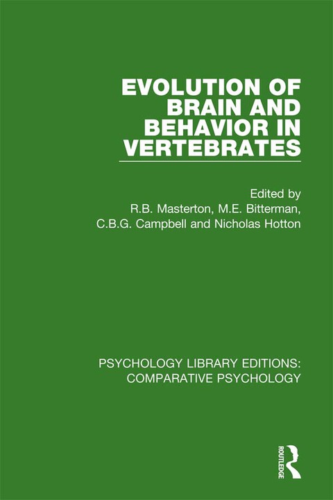 Cover image for book Evolution of Brain and Behavior in Vertebrates
