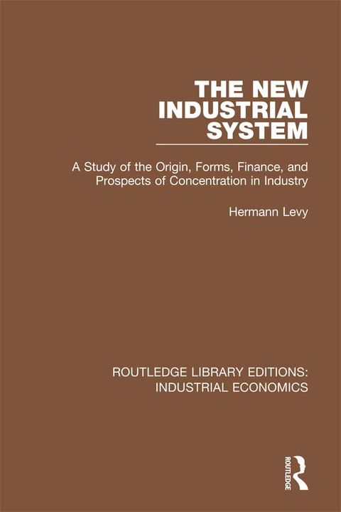 Cover image for book The New Industrial System