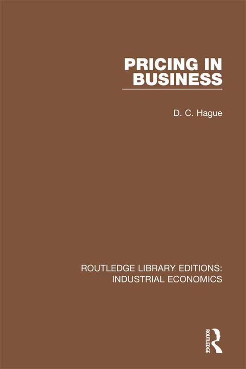 Cover image for book Pricing in Business