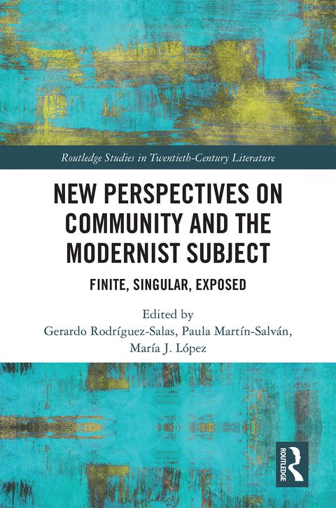 Cover image for book New Perspectives on Community and the Modernist Subject
