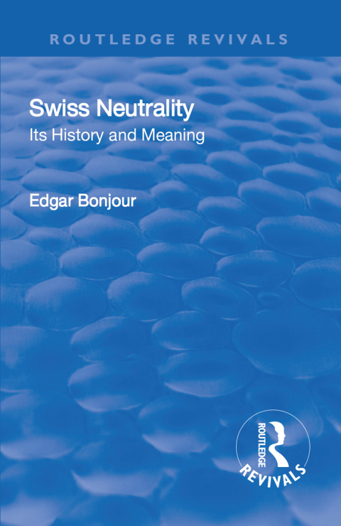 Cover image for book Revival: Swiss Neutrality (1946)