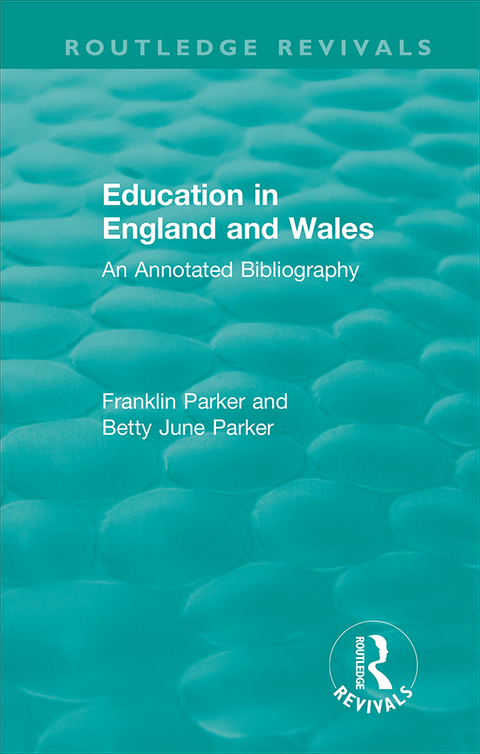 Cover image for book Education in England and Wales