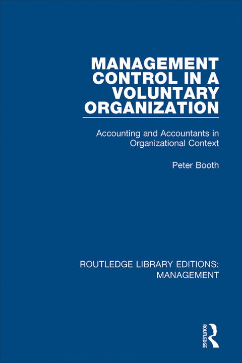 Cover image for book Management Control in a Voluntary Organization