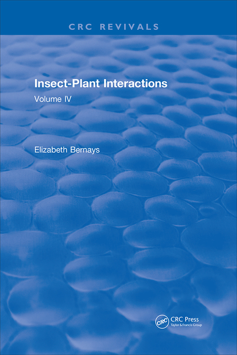 Cover image for book Insect-Plant Interactions (1992)