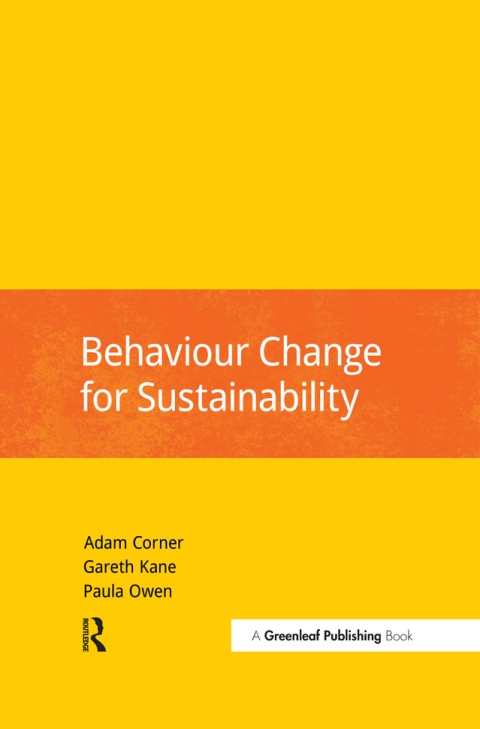 Cover image for book Behaviour Change for Sustainability