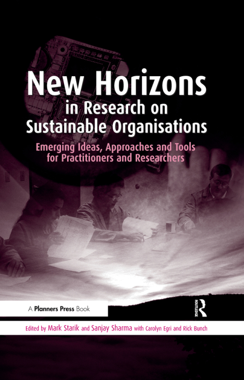 Cover image for book New Horizons in Research on Sustainable Organisations