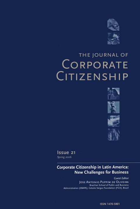 Cover image for book Corporate Citizenship in Latin America: New Challenges for Business