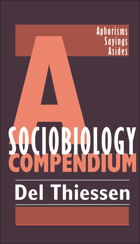 Cover image for book A Sociobiology Compendium
