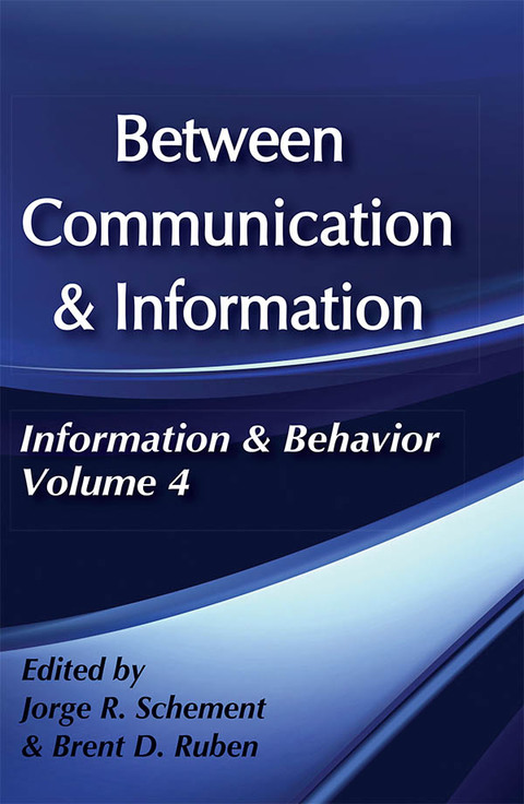 Cover image for book Between Communication and Information