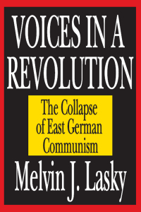 صورة الغلاف: Voices in a Revolution 1st edition 9781138540330