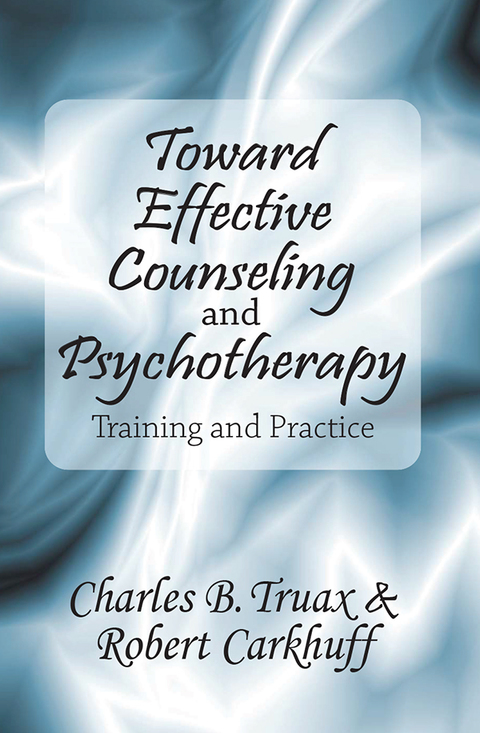 Cover image for book Toward Effective Counseling and Psychotherapy