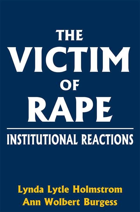 Cover image for book The Victim of Rape