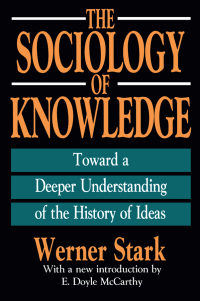 Cover image: The Sociology of Knowledge 1st edition 9781138538689