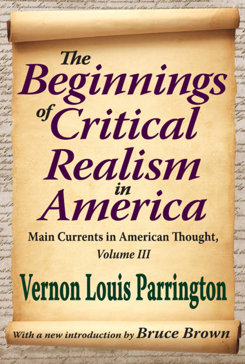 Cover image for book The Beginnings of Critical Realism in America