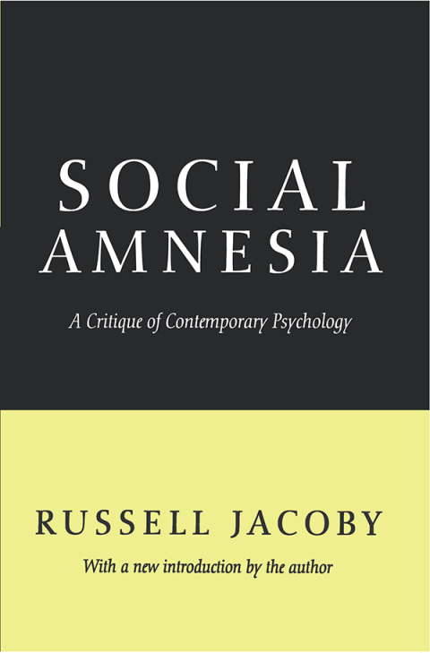 Cover image for book Social Amnesia