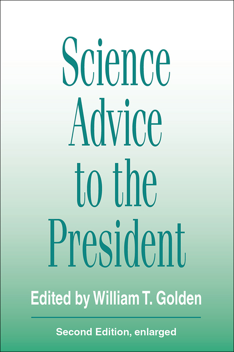 Cover image for book Science Advice to the President